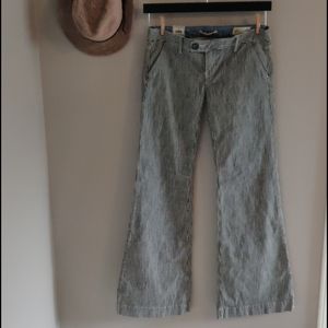 Gap pinstripe bell bottom jeans